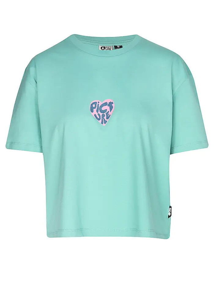 Picture Beachshirt da donna Keynee verde chiaro