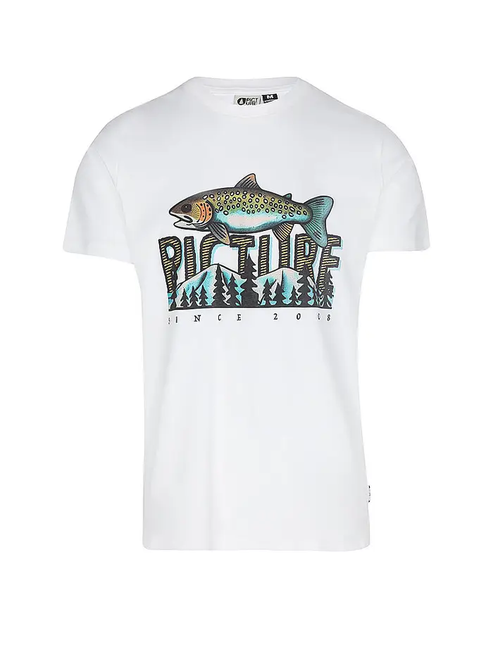 Picture Beachshirt da uomo Saywhat bianco