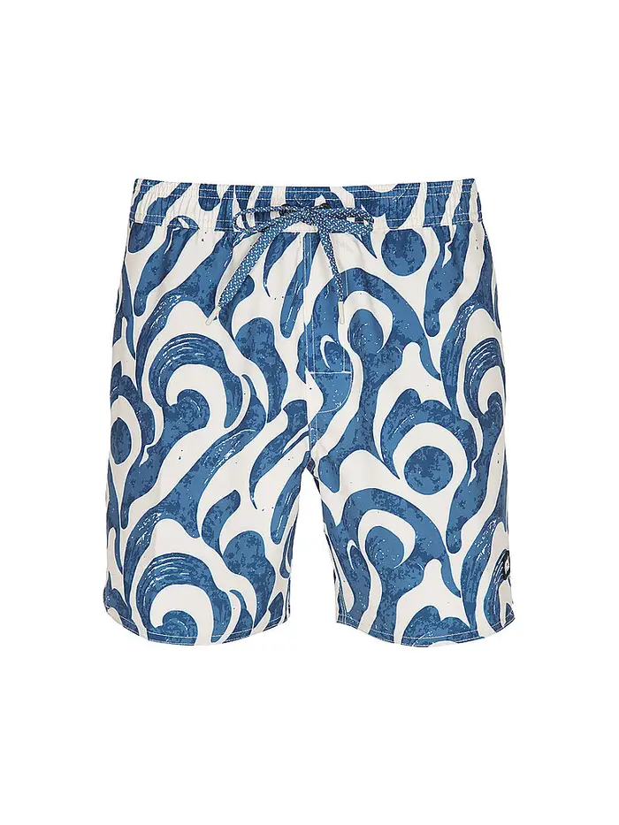 Picture Pantaloncini da bagno da uomo Piau 15 Printed blu