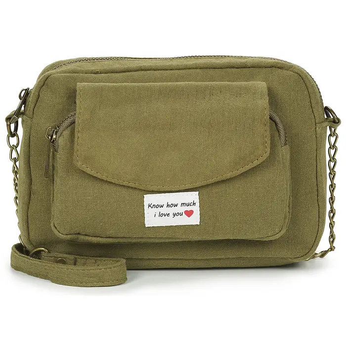Pieces Borsa a tracolla PCBROOKE CROSS BODY Kaki
