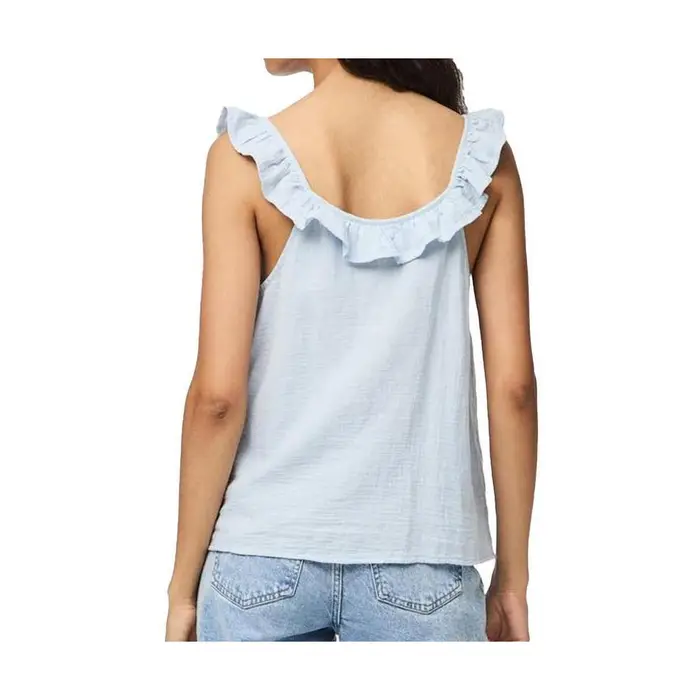 Pieces Camicetta Astina Blu