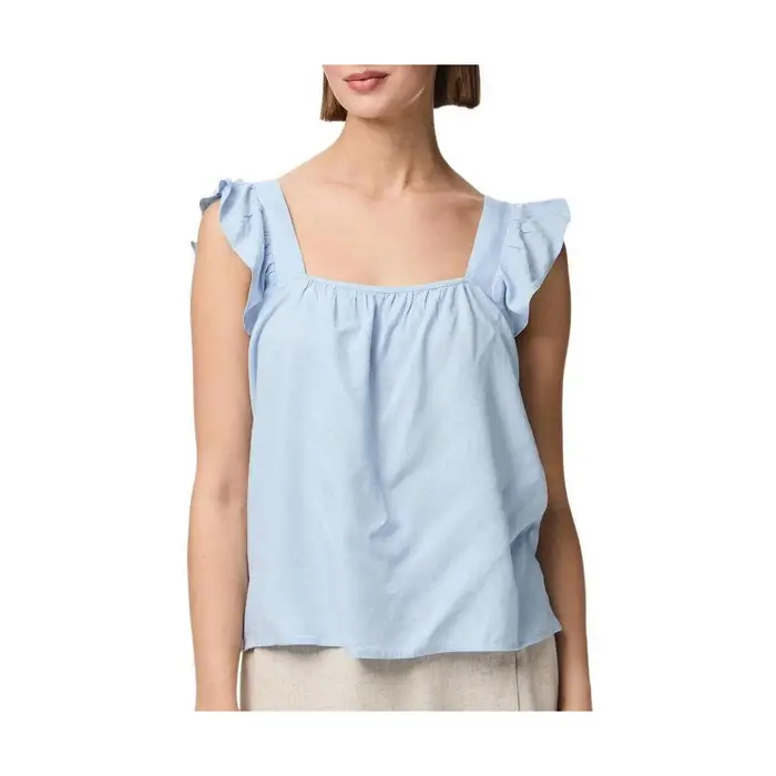 Pieces Camicetta Pia Blu