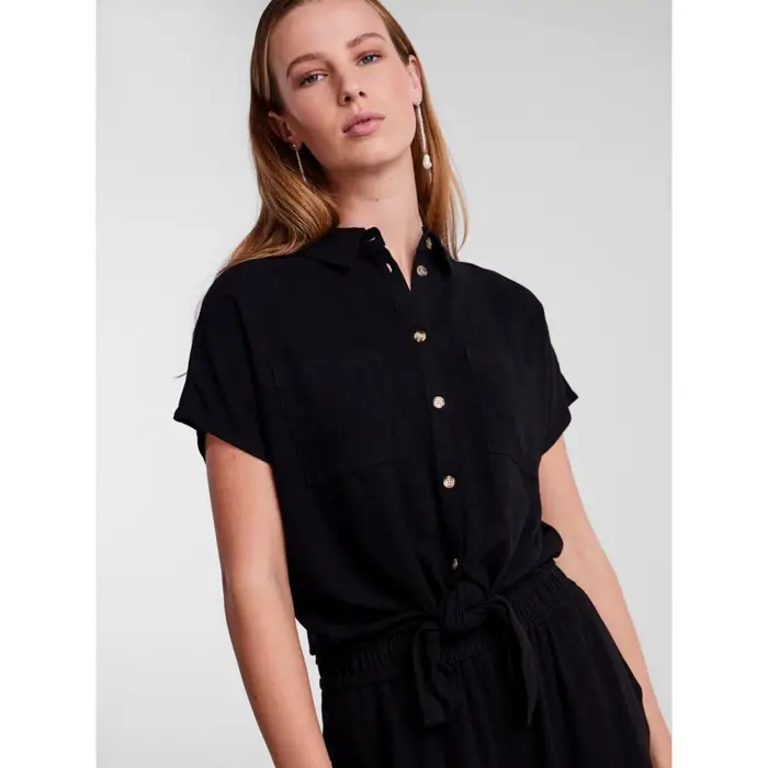 Pieces Camicia 17124357 VINSTY-BLACK Nero