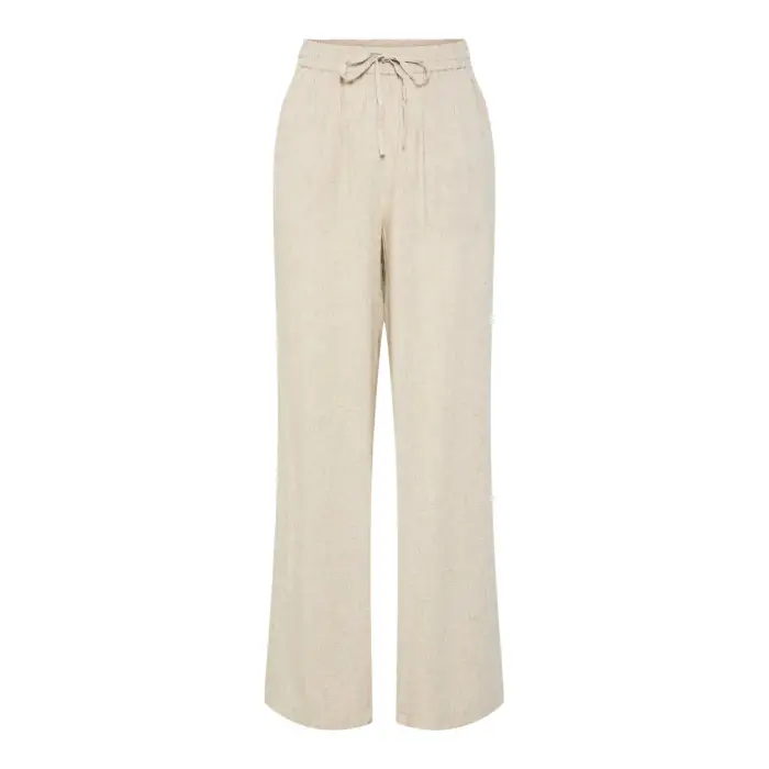 Pieces Pantaloni dritti a vita alta donna Pia Blanc