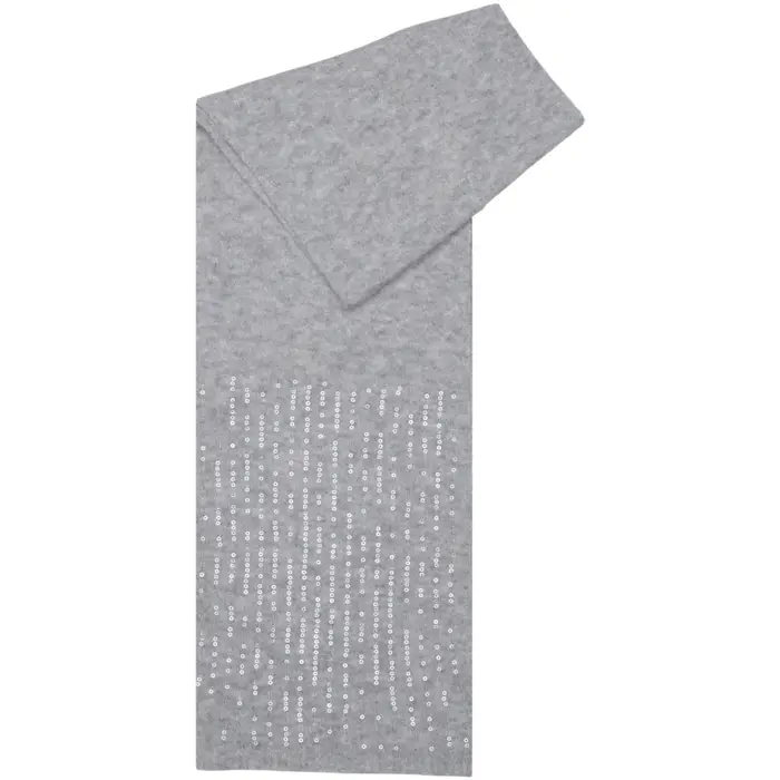 Pieces Sciarpa Pcjulietta Long Sequins Scarf Bc 17160048 Grigio
