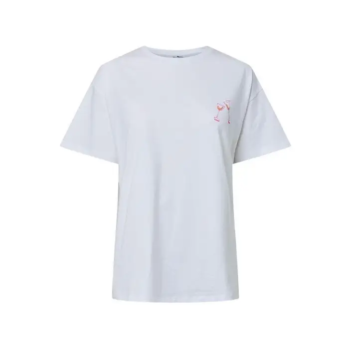 Pieces T-shirt Fasty Bianco