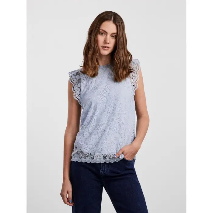 Pieces Top 17120454 OLLINE-KENTUCKY BLUE Blu