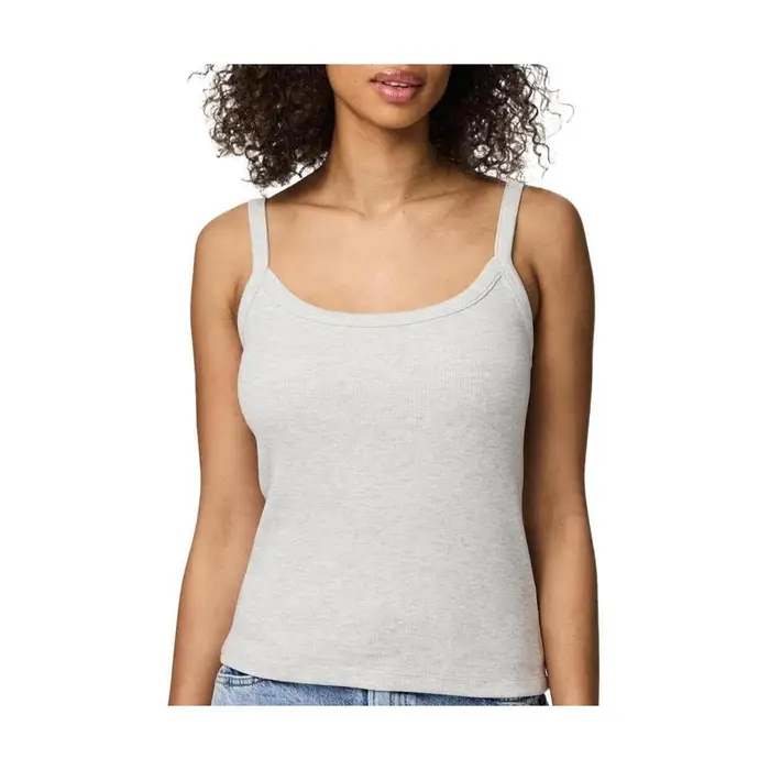 Pieces Top Pcmay Grigio