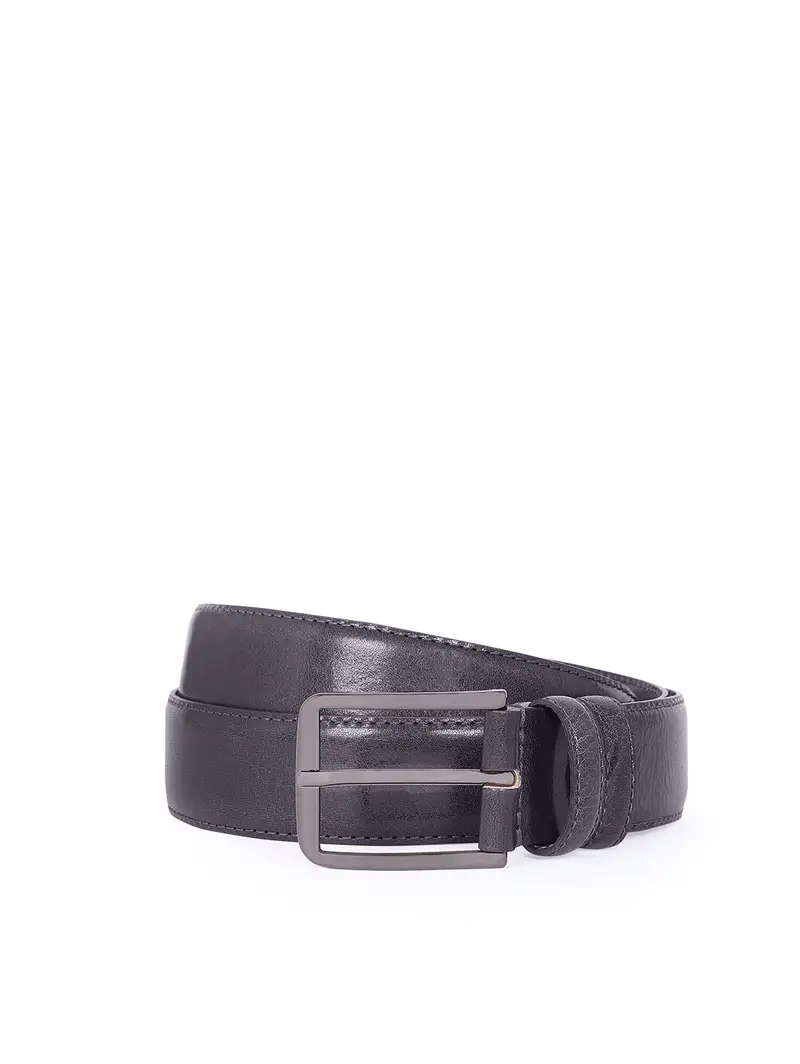 Cintura Classica Da Uomo Pelle Blu