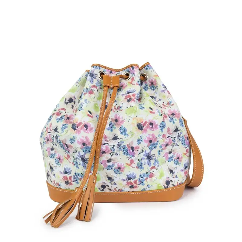 Pierotucci Floré Borsetta Coulisse Secchiello - Tabacco Marrone