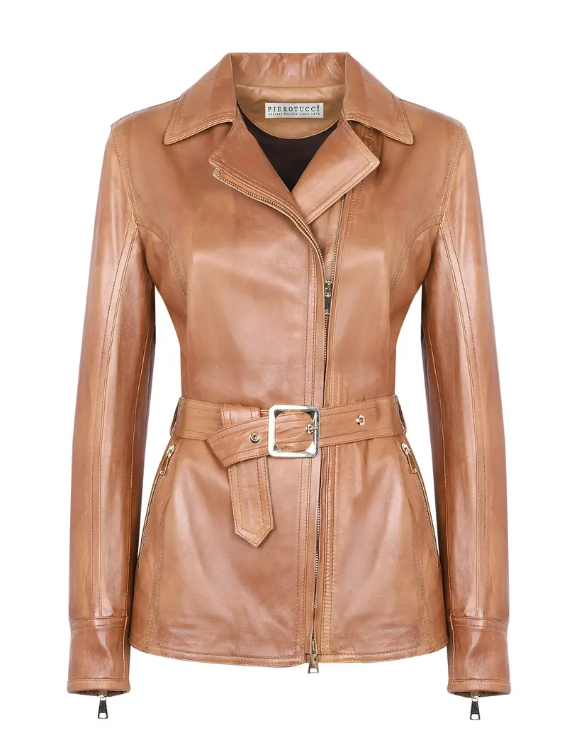 Pierotucci Giacca Con Cintura Zip Asimmetrica Eu