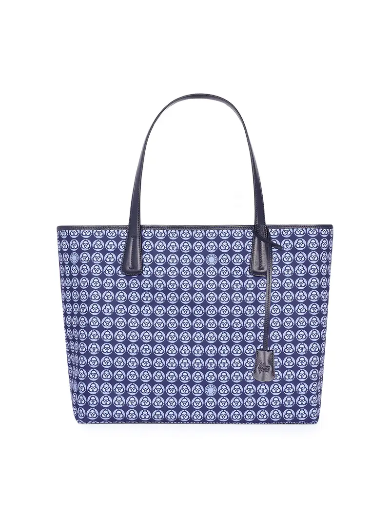Pierotucci Renaissence Rinascimento Borsa Shopper Media Leggera Blu