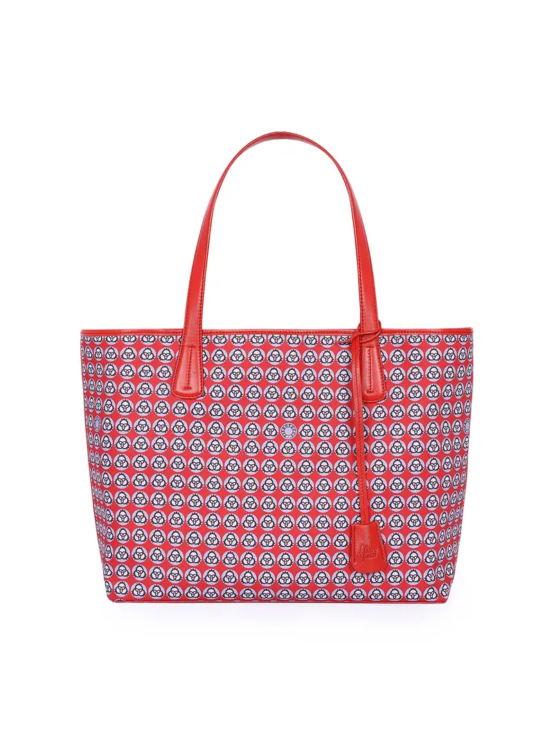 Pierotucci Renaissence Rinascimento Borsa Shopper Media Leggera Rosso