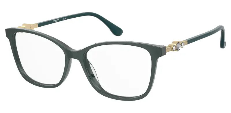 Pierre Cardin Donna P C 8555 1ED Montature da vista Acetato Verde Squadrata Normale