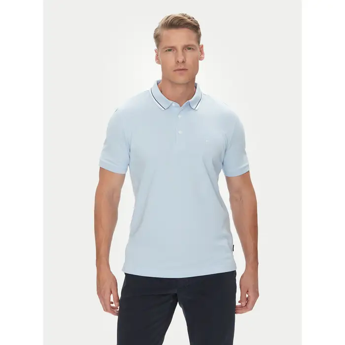Pierre Cardin Polo C5 21374 2112 Celeste Regular Fit Azzurro chiaro