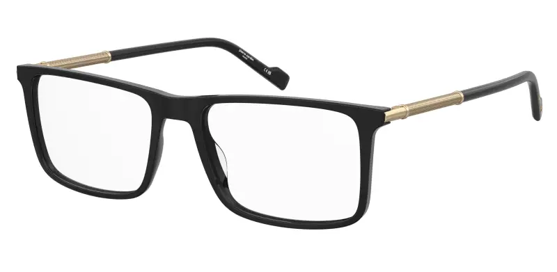 Pierre Cardin Uomo P C 6291 2M2 Montature da vista Acetato Nero Squadrata Normale