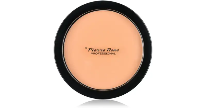 Pierre rené Face cipria compatta con specchietto e applicatore colore 03 Transparente 8 g