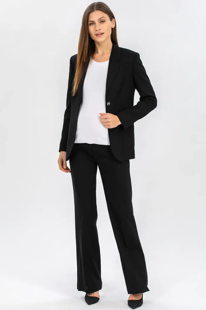 HARPER | Giacca Premaman in Lino Nero Black miniatura 3