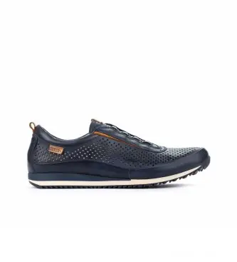 Pikolinos per uomo M2A-6252 Scarpe Liverpool M2A in pelle blu, Stringhe, Casual