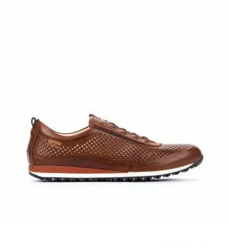Pikolinos per uomo M2A-6252 Scarpe Liverpool M2A in pelle marrone, Stringhe, Casual