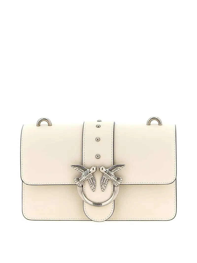 Pinko Adoro una mini borsa a traversa Bianco
