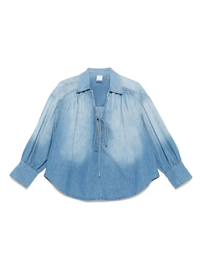 pinko Blusa calahari in denim sfumato