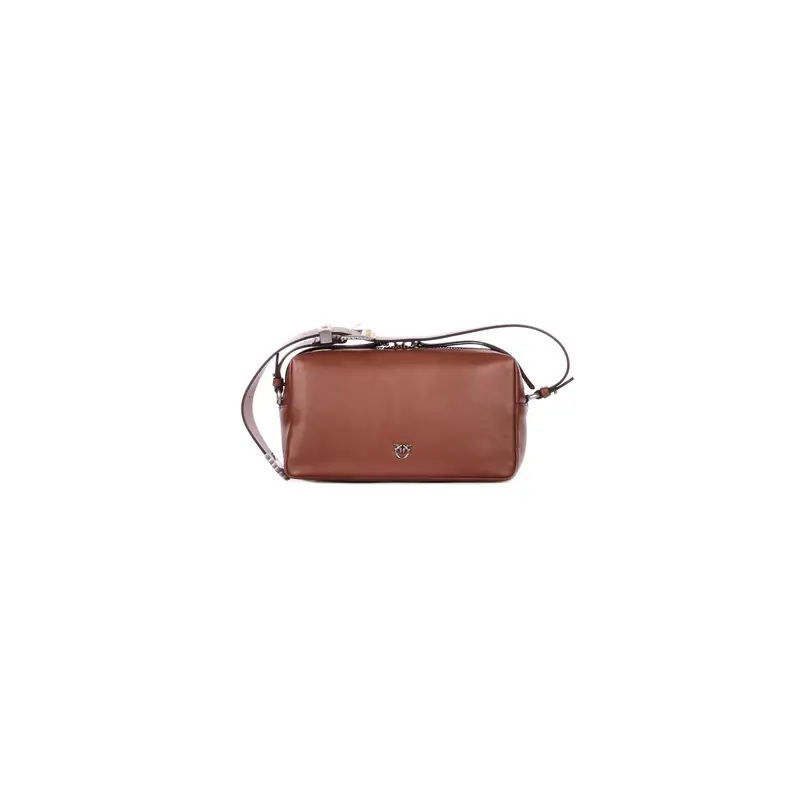 PINKO Borsa Donna Marrone Bauletto trittico vitello new