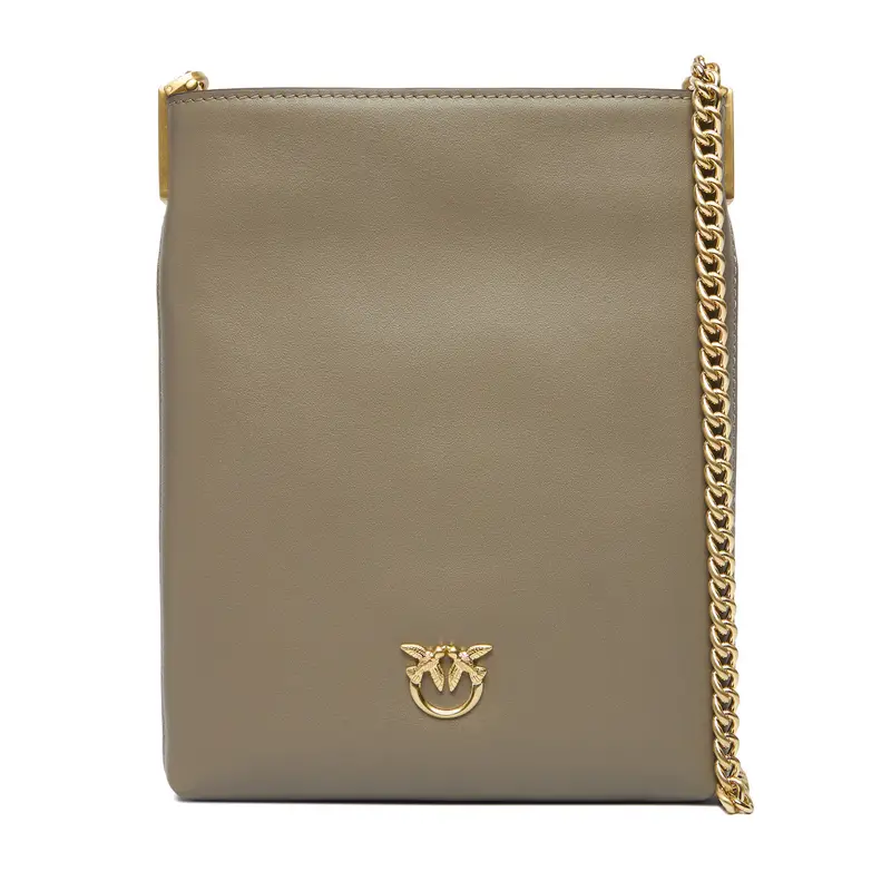 PINKO Borsetta Flat Satchel AI 25-26 PCPL 105352 A0QO Grigio