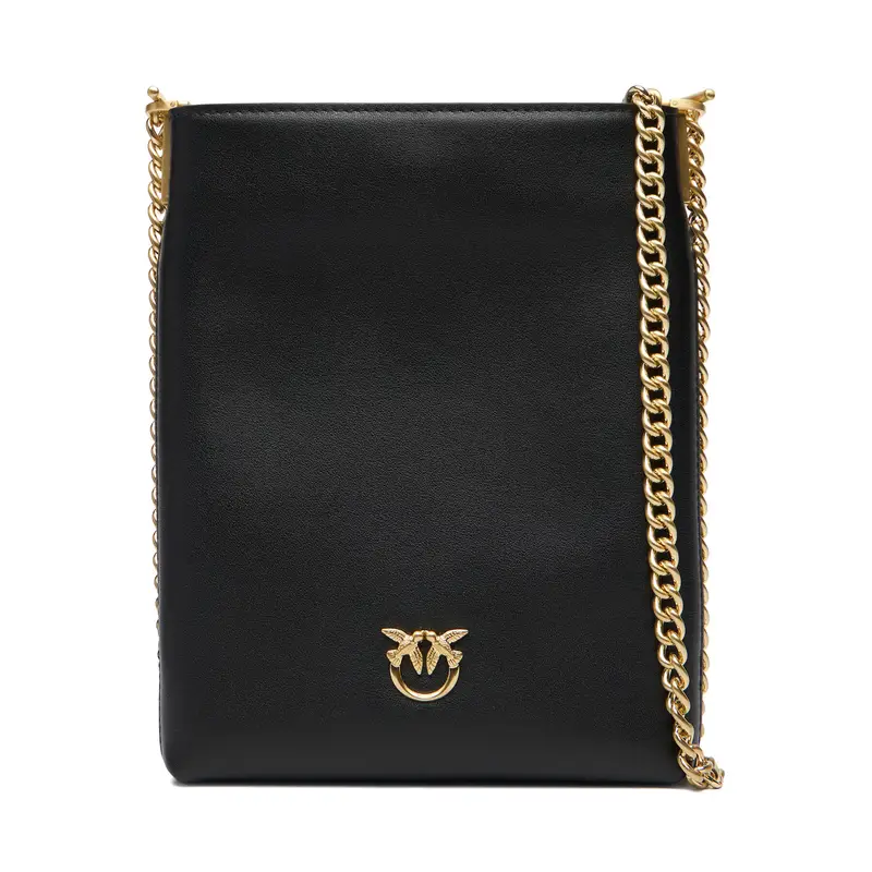 PINKO Borsetta Flat Satchel AI 25-26 PCPL 105352 A0QO Nero