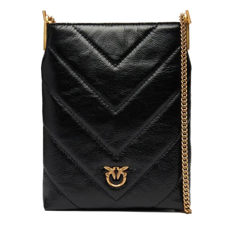 PINKO Borsetta Flat Satchel AI 25-26 PCPL 105352 A2W2 Nero