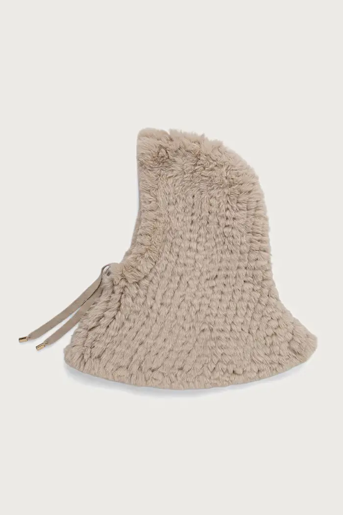 cappuccio da donna Beige