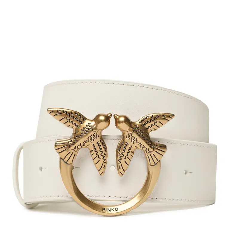 PINKO Cintura da donna Love Berry H4 Belt PE 23 PLT01 100120 A0F1 Bianco