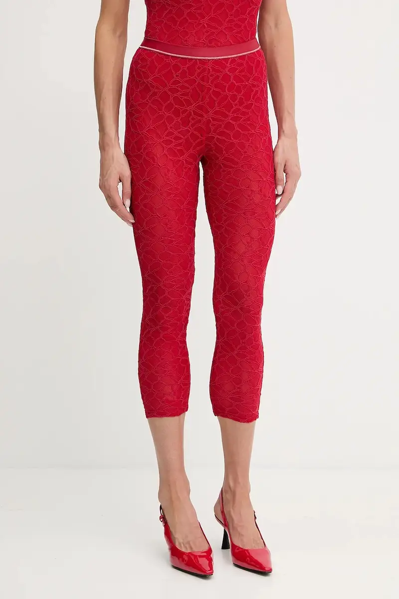 Pinko Leggings Donna Rosso 2235092