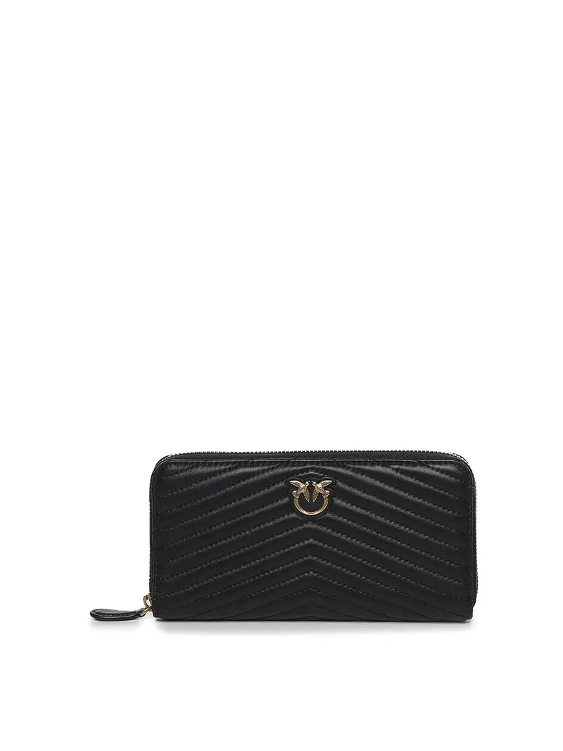 Pinko Portafoglio Ryder Zip-Around Nero