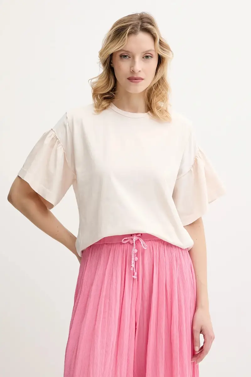 pinko t-shirt colore beige 104965 A2HX