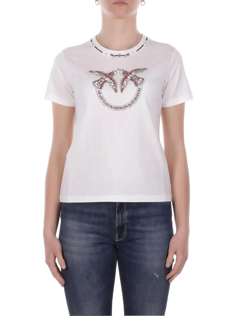 Pinko T-shirt Bianco 4396112
