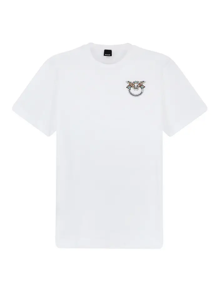 T-Shirt In Cotone Bianco