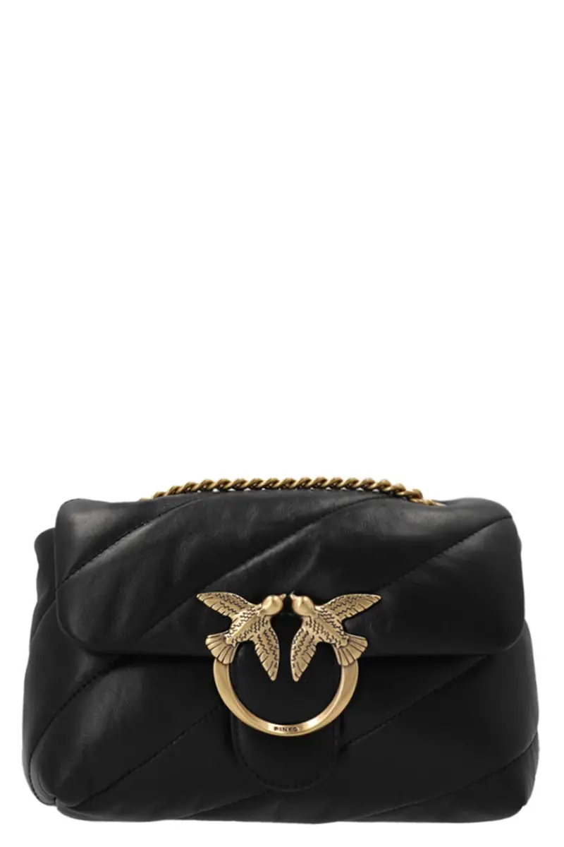 PINKO Tracolla 'Love Mini Puff' Nero