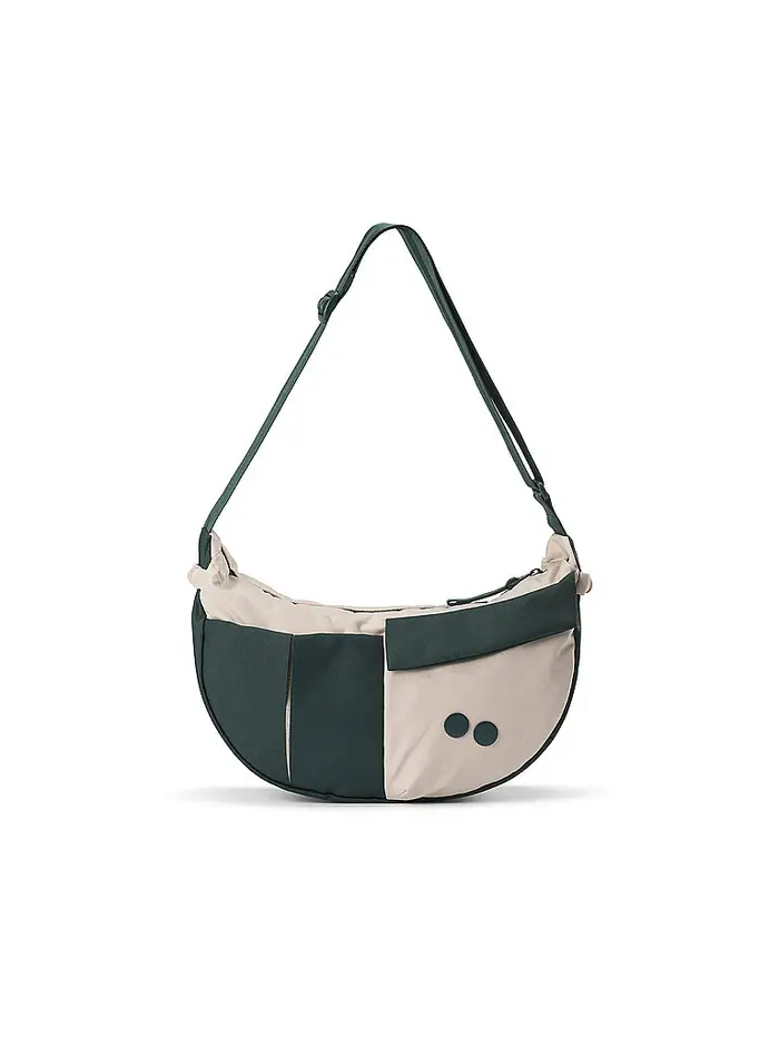 PINQPONQ Borsa a tracolla Krumm Medium 7,5L verde scuro