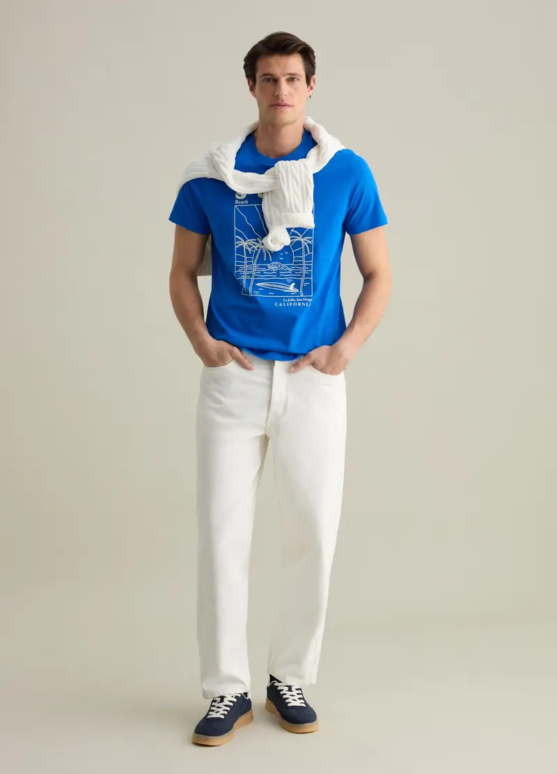 PIOMBO T-shirt Uomo Blu 987862