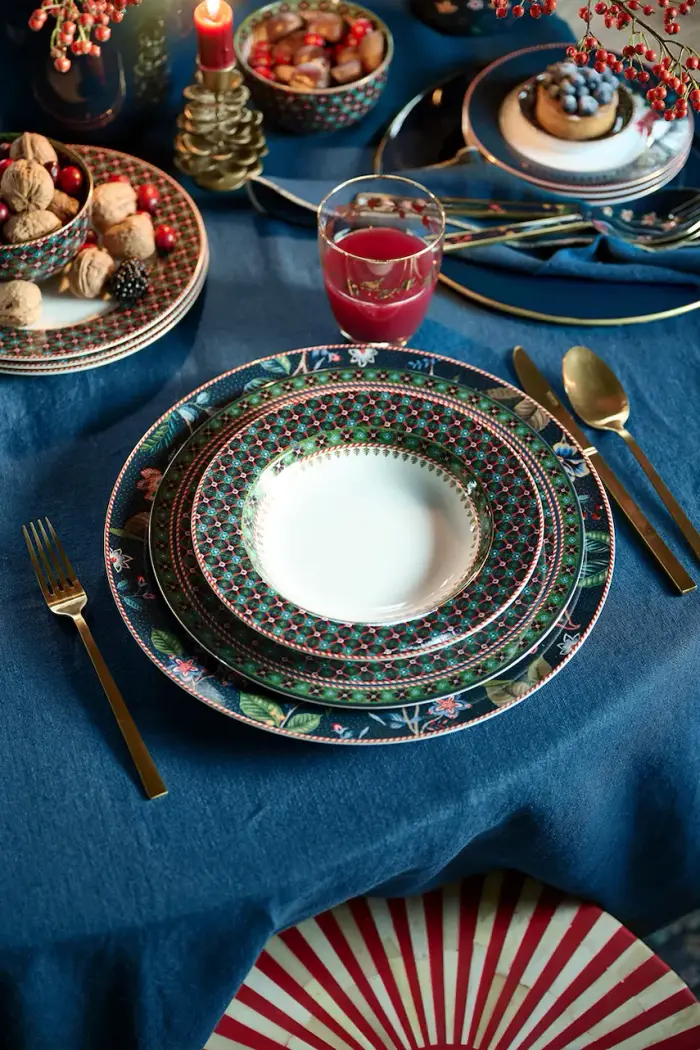 set di piatti piani Berry Blues Blue 32 cm pacco da 2 Multicolore miniatura 4