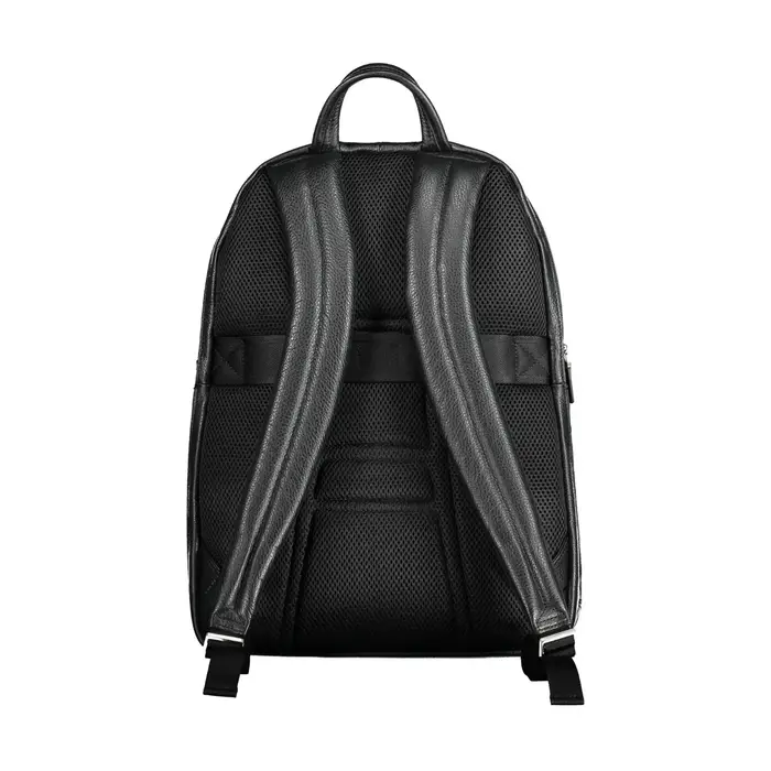 Zaino Pelle Uomo Nero 1 Manico