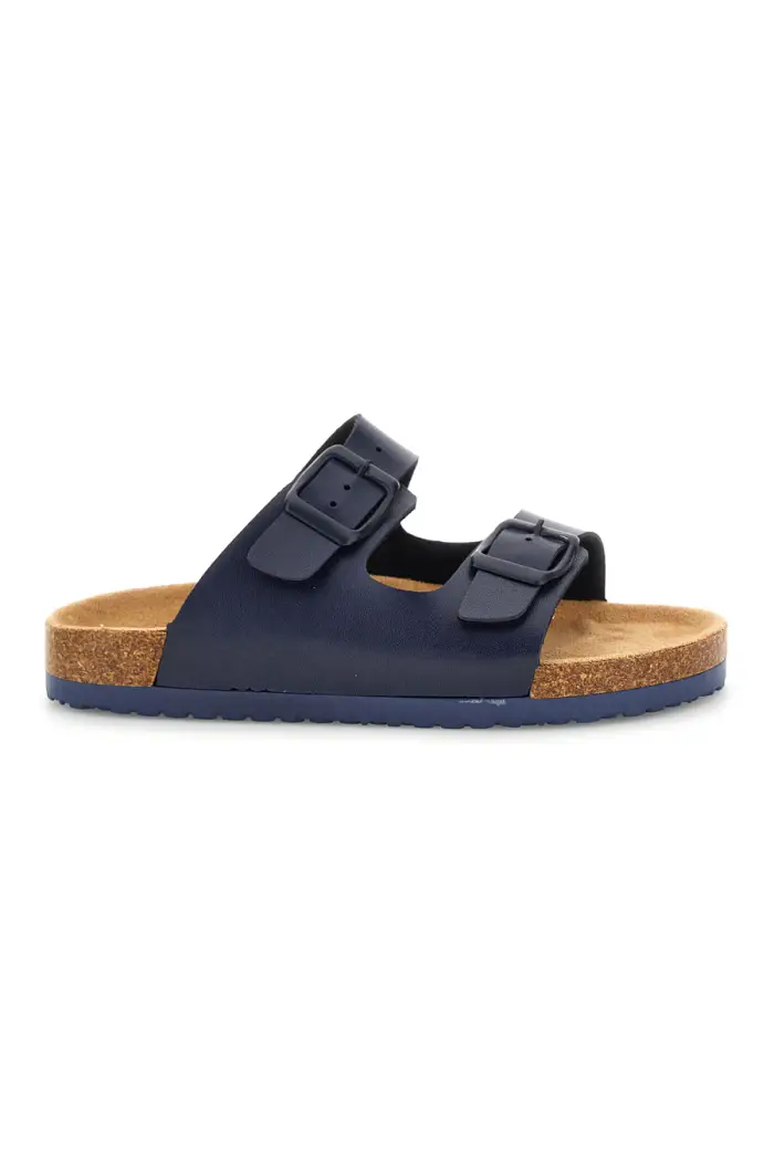 PITT KIDS Ciabatte Blu con Doppia Fibbia 14606 [BLUE]