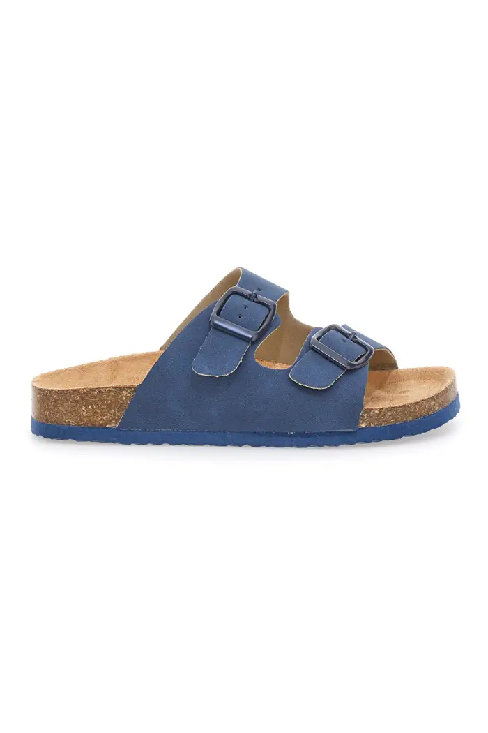 PITT KIDS Ciabatte blu con doppia fibbia 41701 [BLUE]