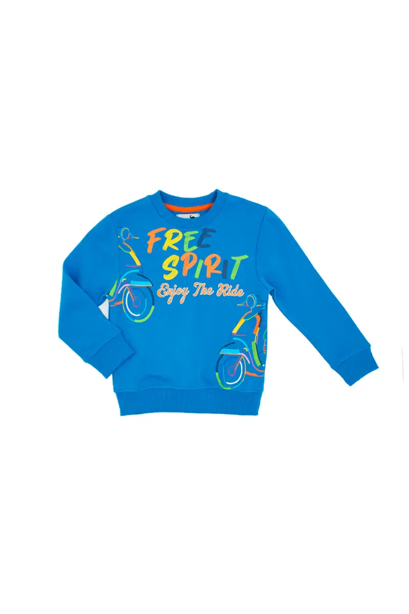 PITT KIDS Felpa 03080 Blu [BLUE]