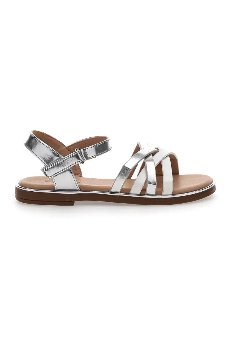 PITT KIDS Sandali Bianchi e Argento Pittarello Kids 392428 [BIANCO]