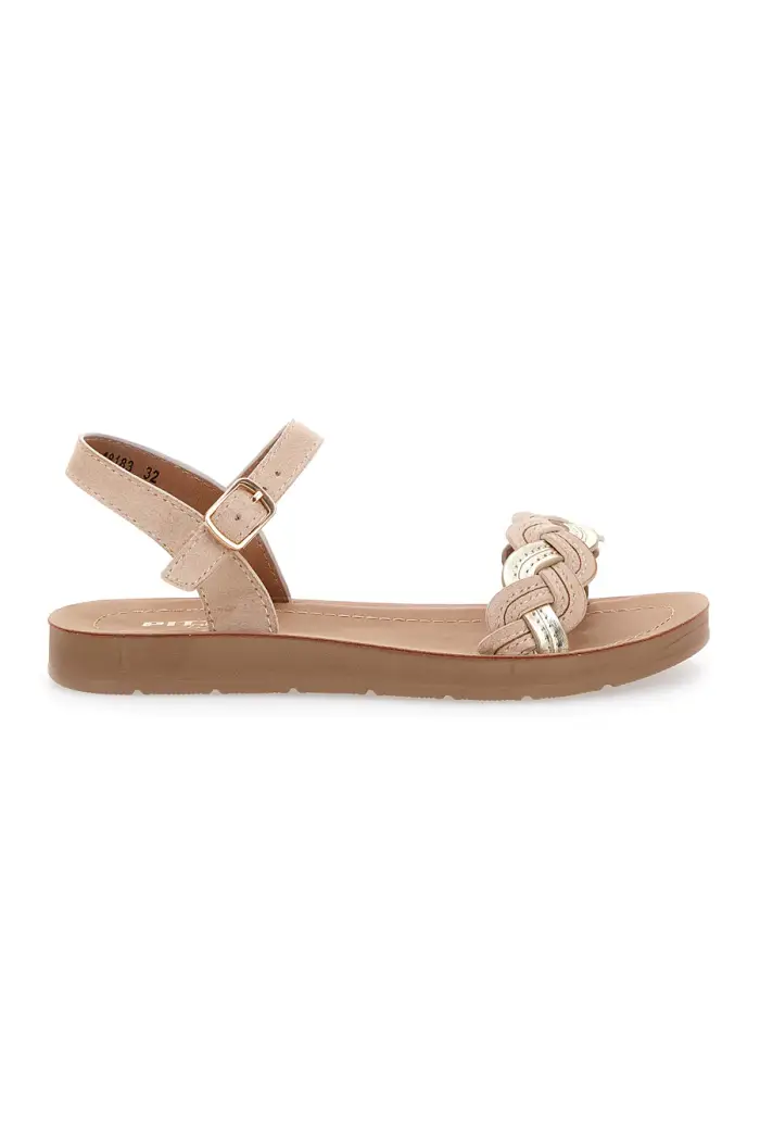 PITT KIDS Sandali Nude Eleganti con Cinturino 18183 [BEIGE]