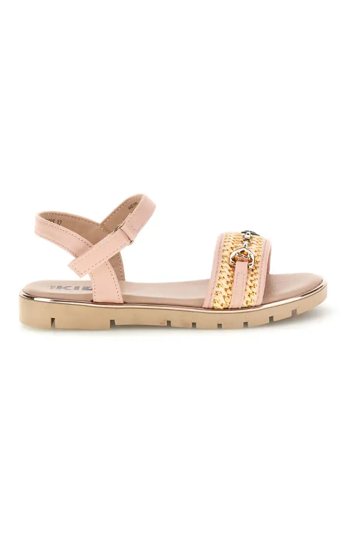 PITT KIDS Sandali rosa morsetto oro cinturino regolabile 392636S [ROSA]