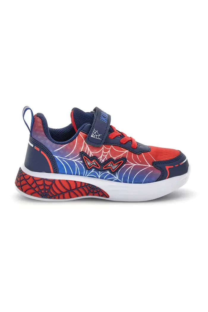 PITT KIDS Sneakers Navy/Rosso con strappo 11570 [NAVY]