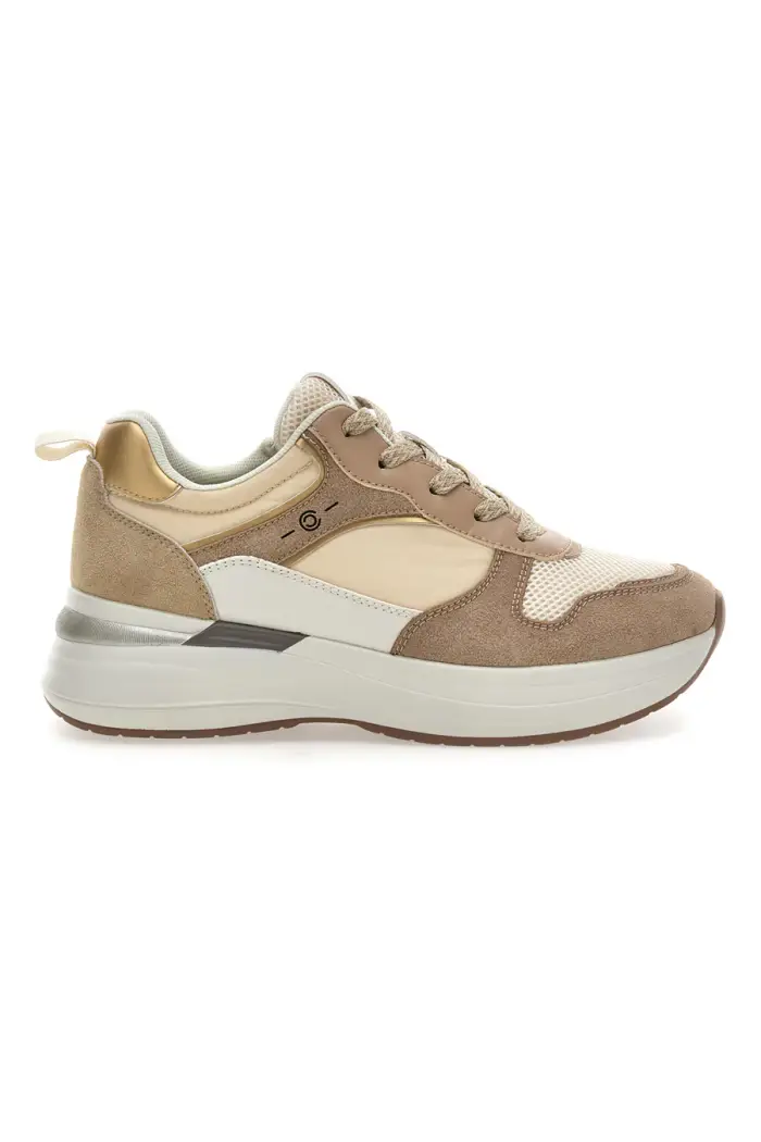 Sneakers Beige zeppa comfort Pittarello capsule Kendy [BEIGE